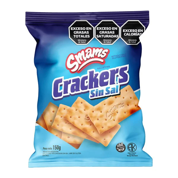 Crackers Sin Sal "Smams" x150gr
