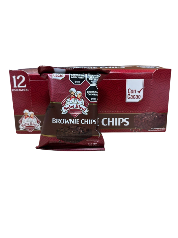 Brownie Chips x24 unidades "Sabe Bien"