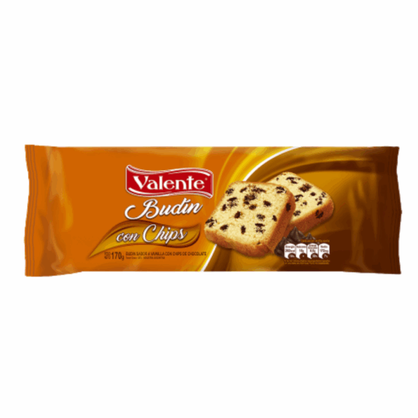 Budín Chips de Chocolate "Valente" x170gr