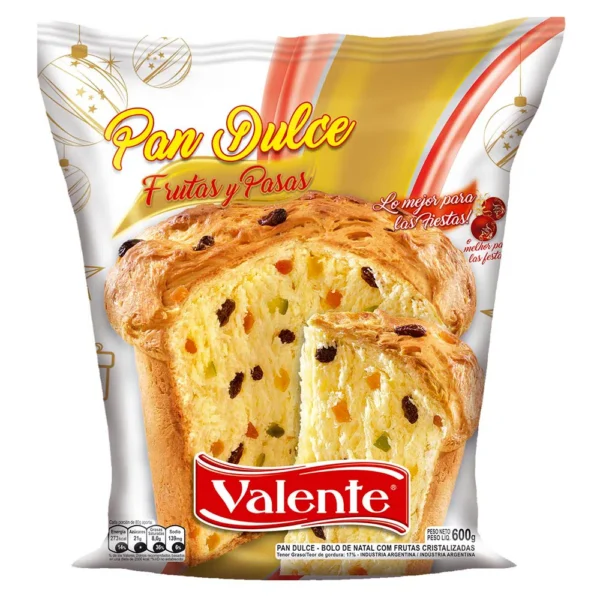 Pan con Frutas "Valente" x600gr